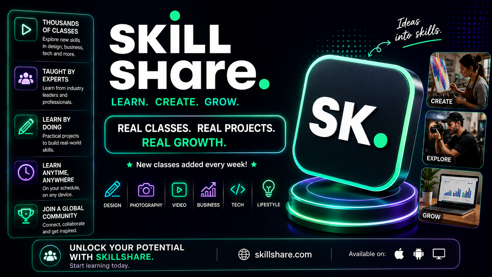 Skillshare 30 Ngày BHF