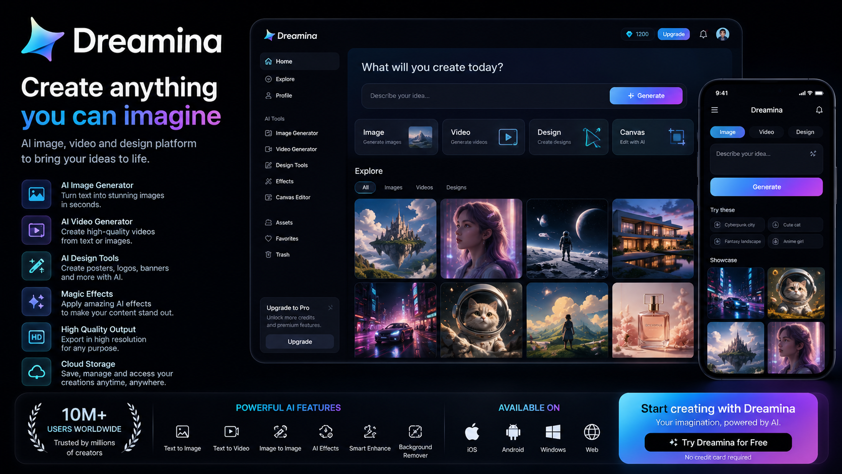 Dreamina — Dreamina advance 22k credit (W2D)